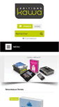 Mobile Screenshot of editions-kawa.com